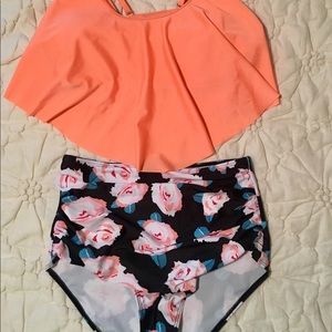 High waist/ Maternity Swim Suit